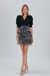 Ruffle Short Dress